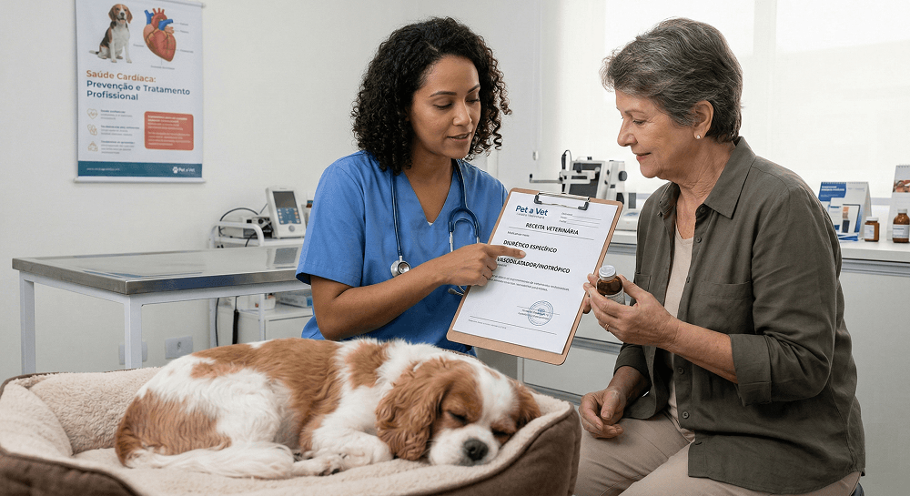 como acalmar tosse cardíaca em cães e gatos 